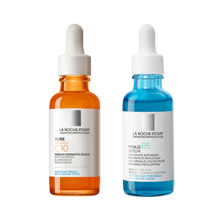 Kit La Roche Posay Vitamina C Pieles Sensibles - Pure Vitamin C10+ Hyalu B5